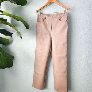 Wilfred Aritzia Melina Faux leather straight leg pants